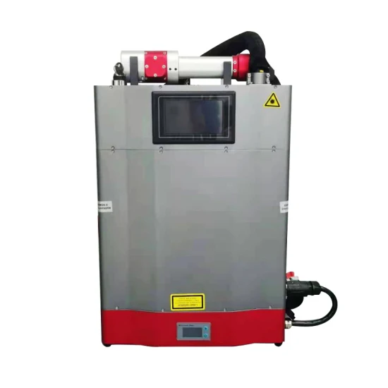 Igoldencnc 50W 100W Máquina de limpeza a laser potável para mochila de limpeza de ferrugem de superfície de metal