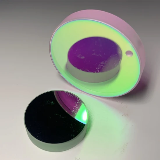 Espelhos ópticos a laser CO2 com foco a laser Silício Mo Espelho refletor de feixe de revestimento dourado para máquina de corte a laser