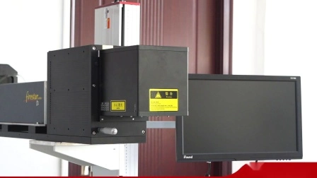Máquina óptica portátil de marcação a laser de fibra 20W 30W com fonte de laser Raycus